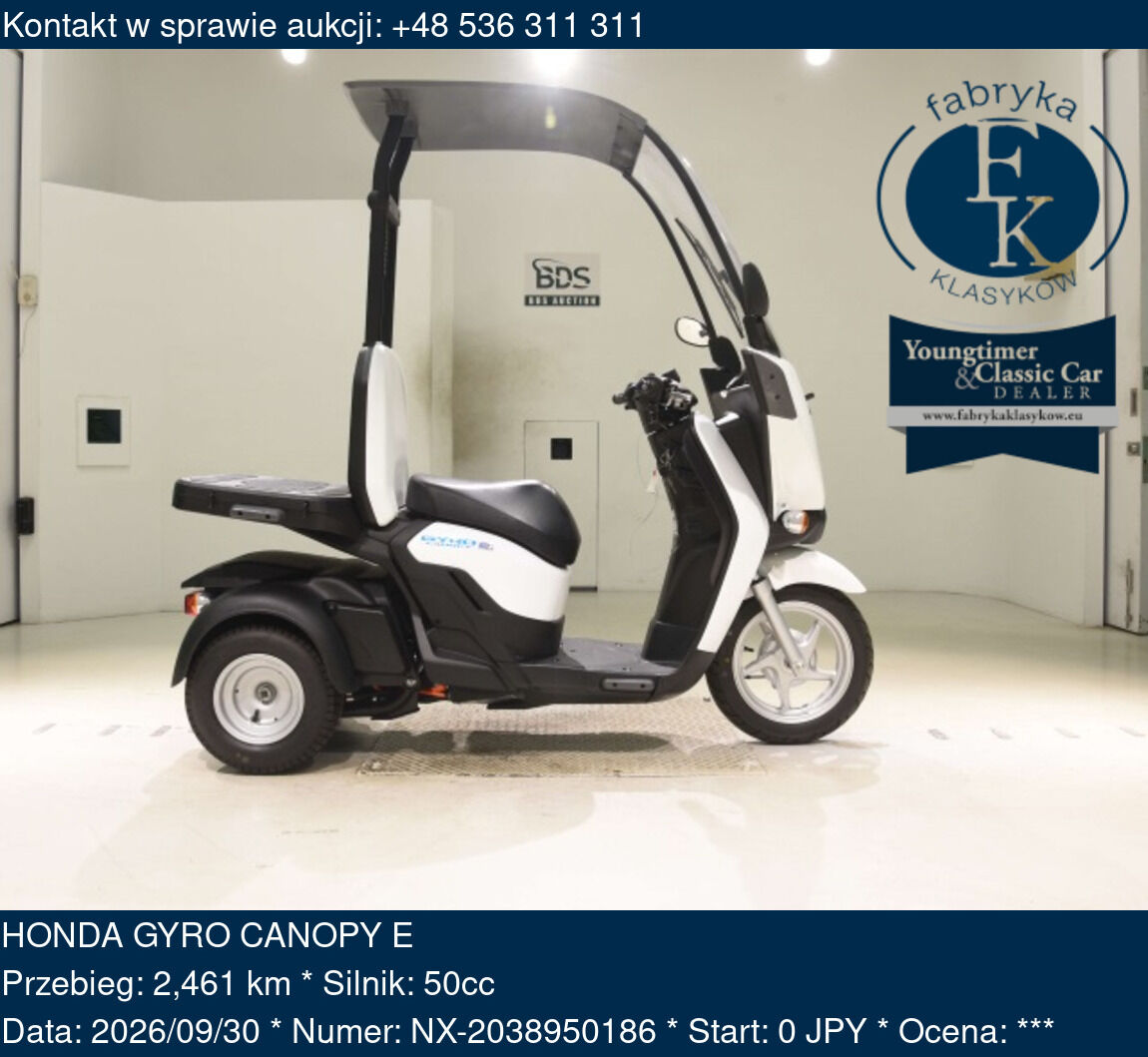 HONDA GYRO CANOPY E  - zdjęcie 2
