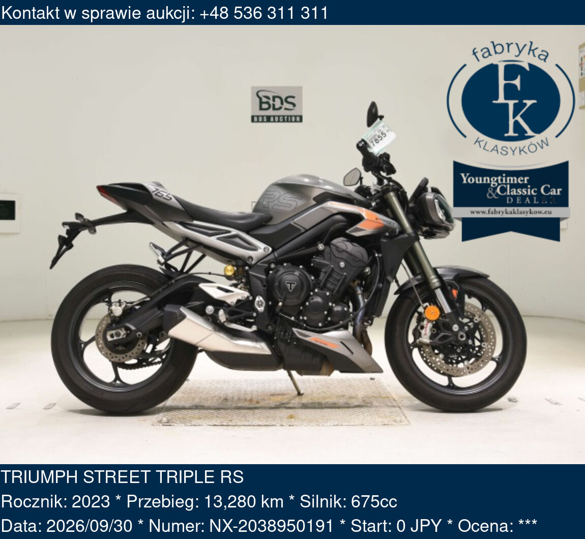 TRIUMPH STREET TRIPLE RS 2023 - zdjęcie 2
