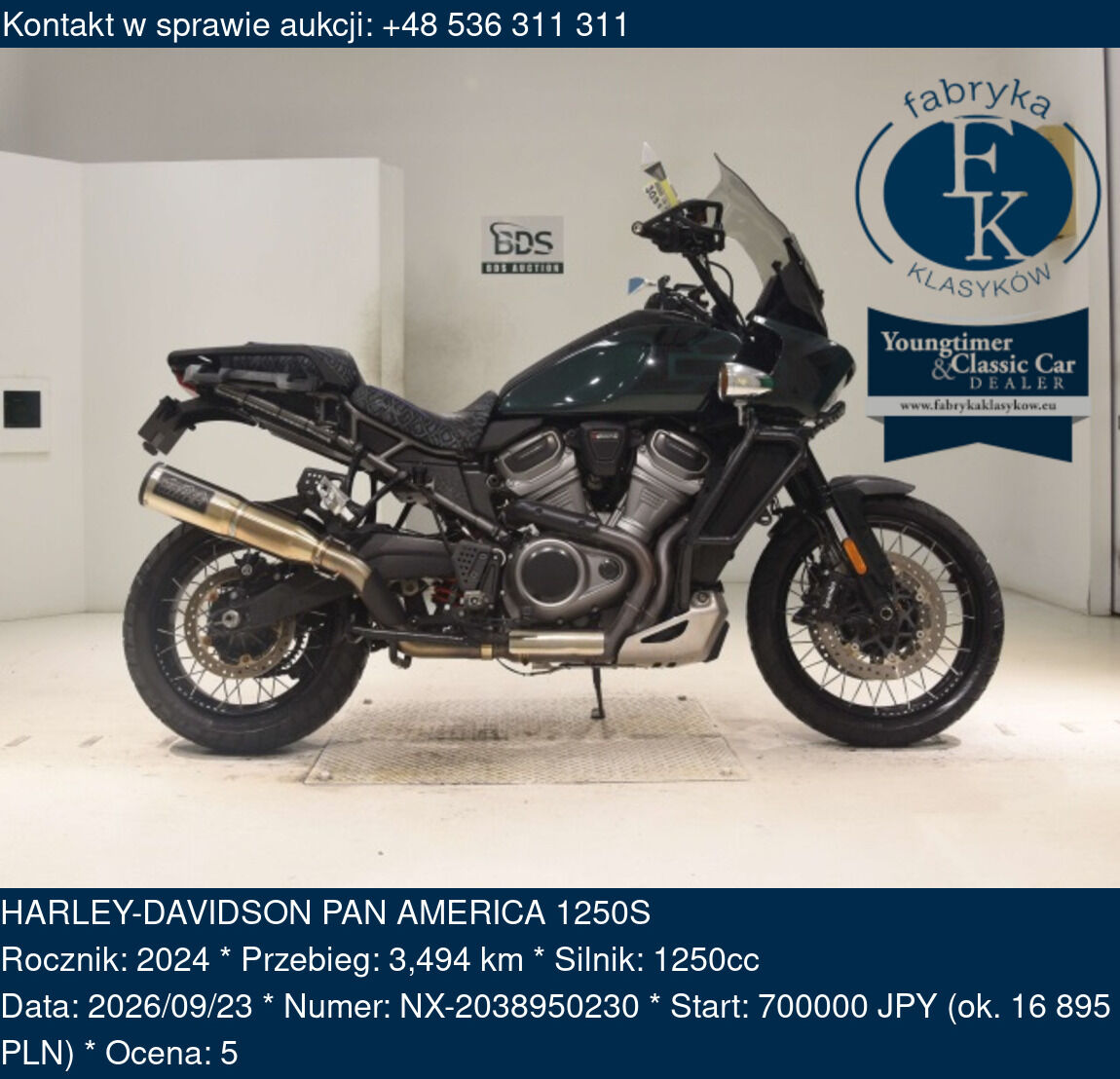 HARLEY-DAVIDSON PAN AMERICA 1250S 2024 - zdjęcie 2