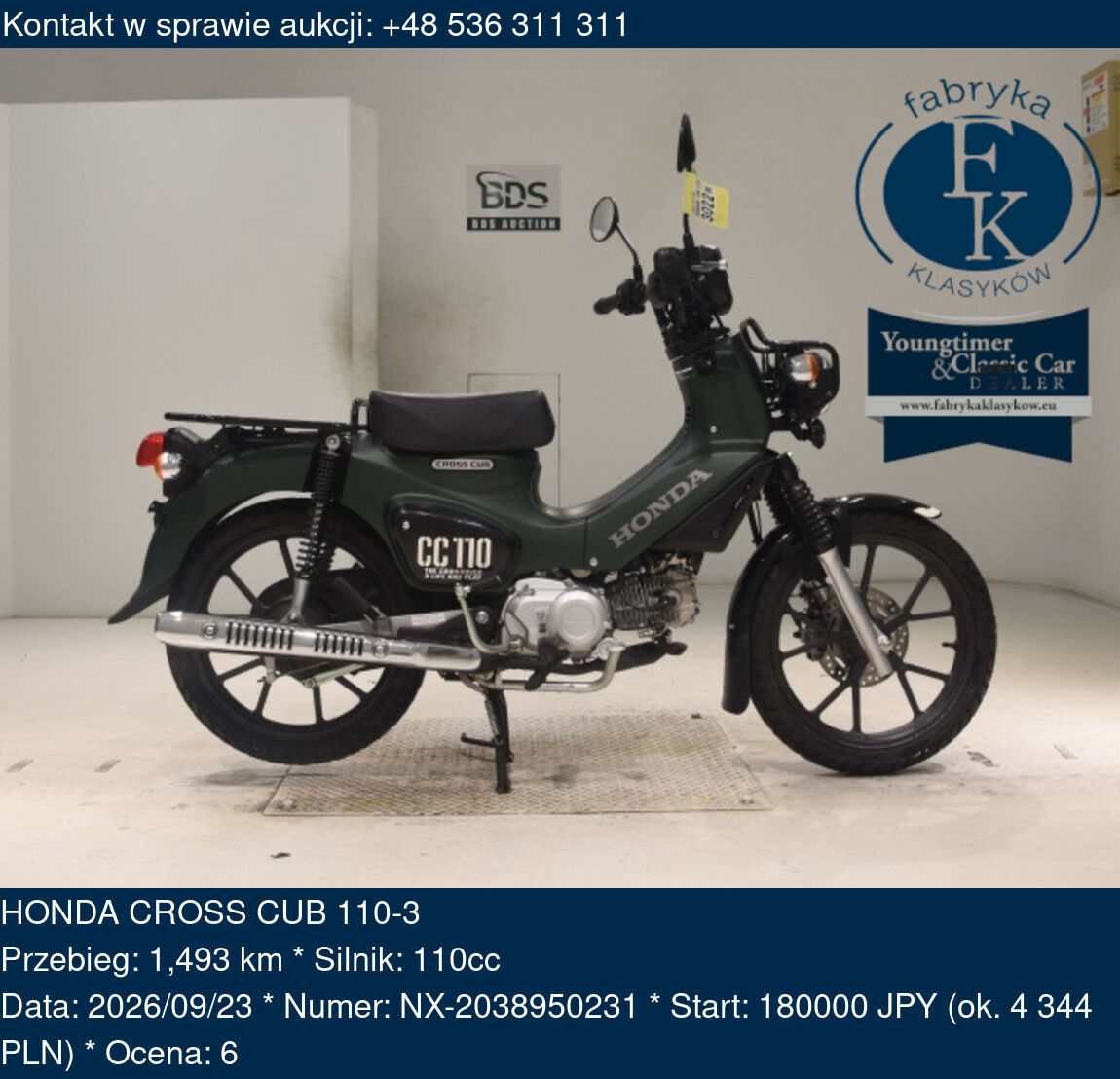 HONDA CROSS CUB 110-3  - zdjęcie 2