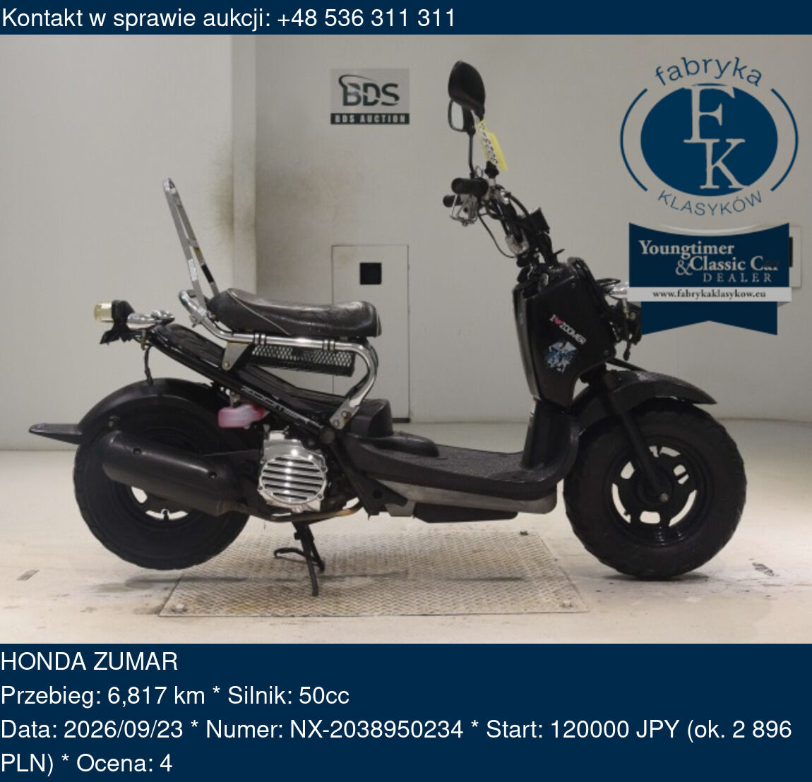 HONDA ZUMAR  - zdjęcie 2