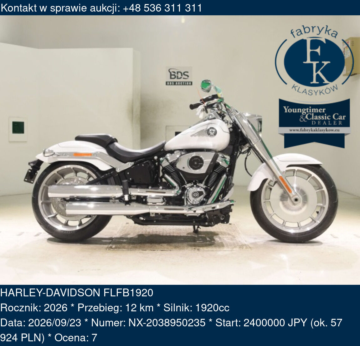 HARLEY-DAVIDSON FLFB1920 2026 - zdjęcie 2