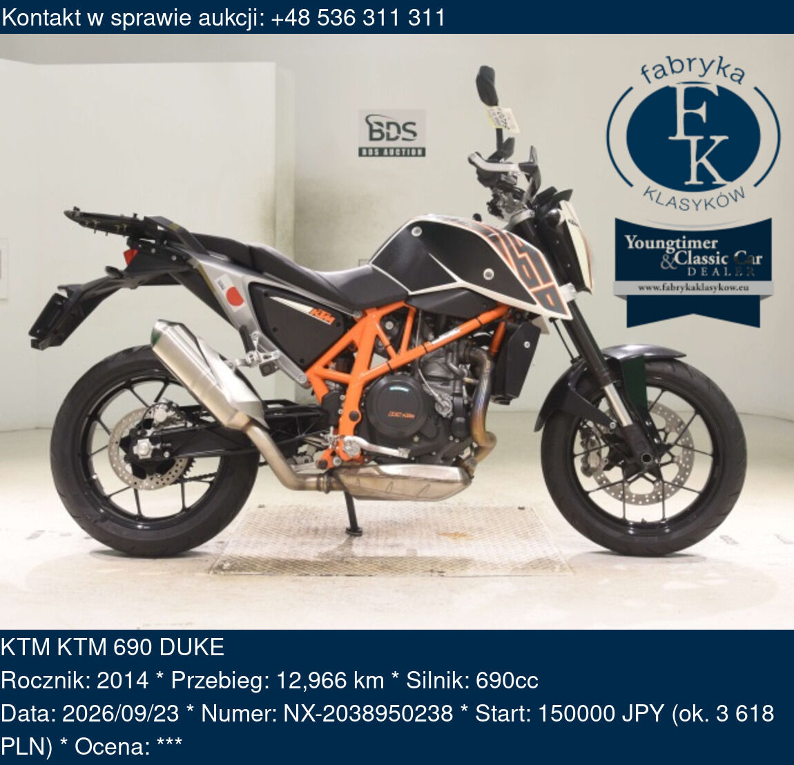 KTM KTM 690 DUKE 2014 - zdjęcie 2