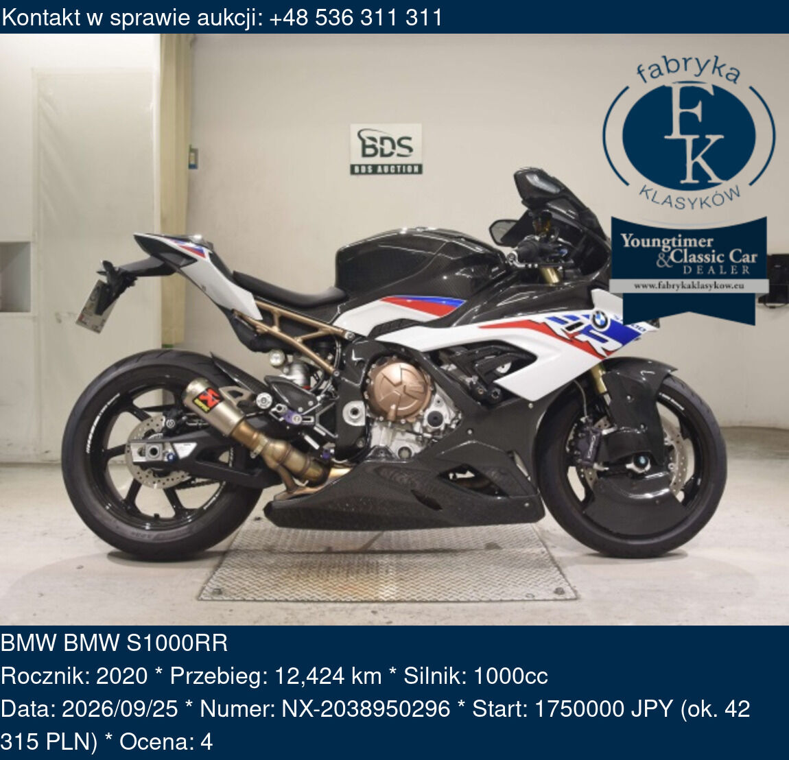 BMW BMW S1000RR 2020 - zdjęcie 2