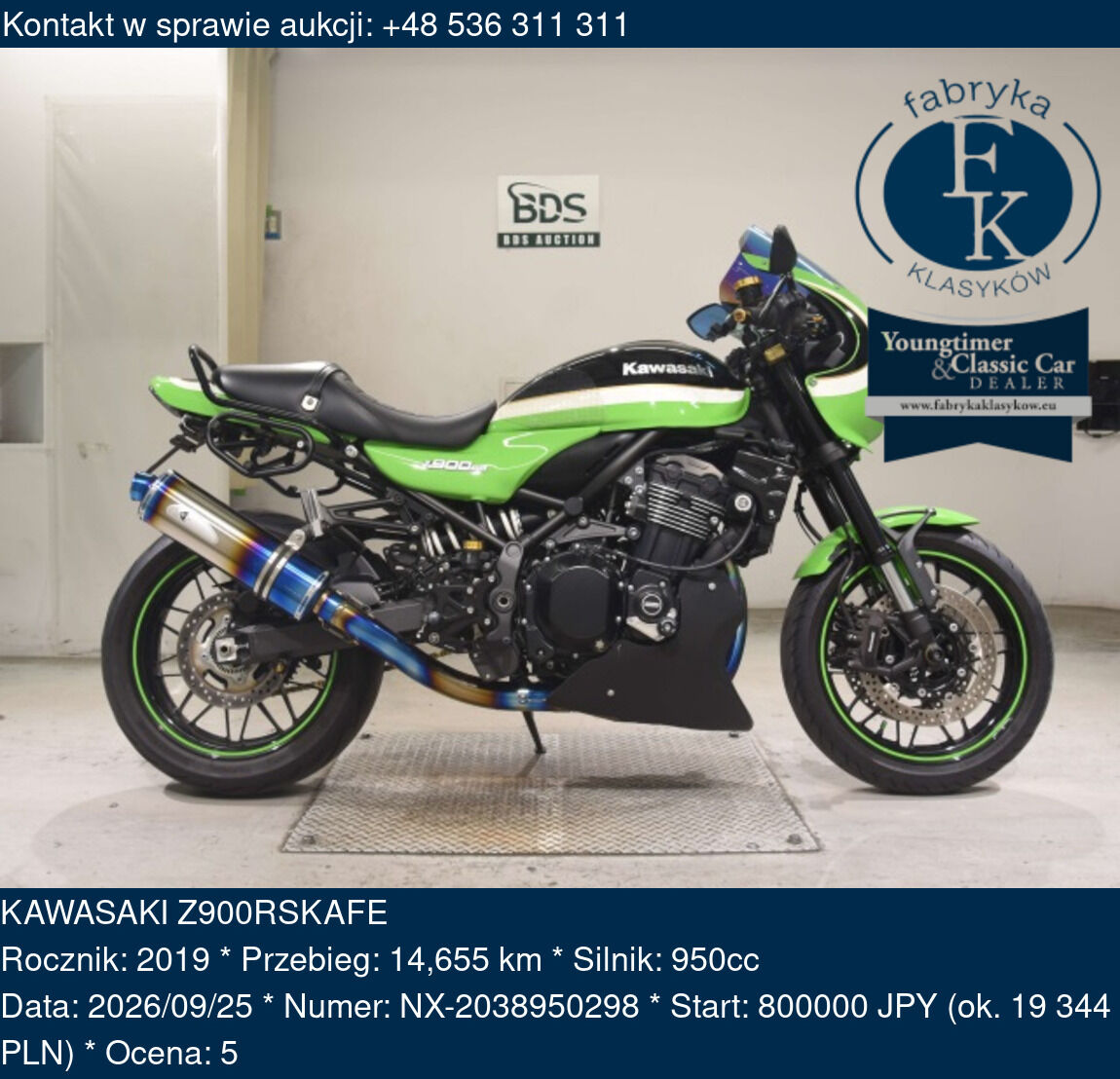 KAWASAKI Z900RSKAFE 2019 - zdjęcie 2
