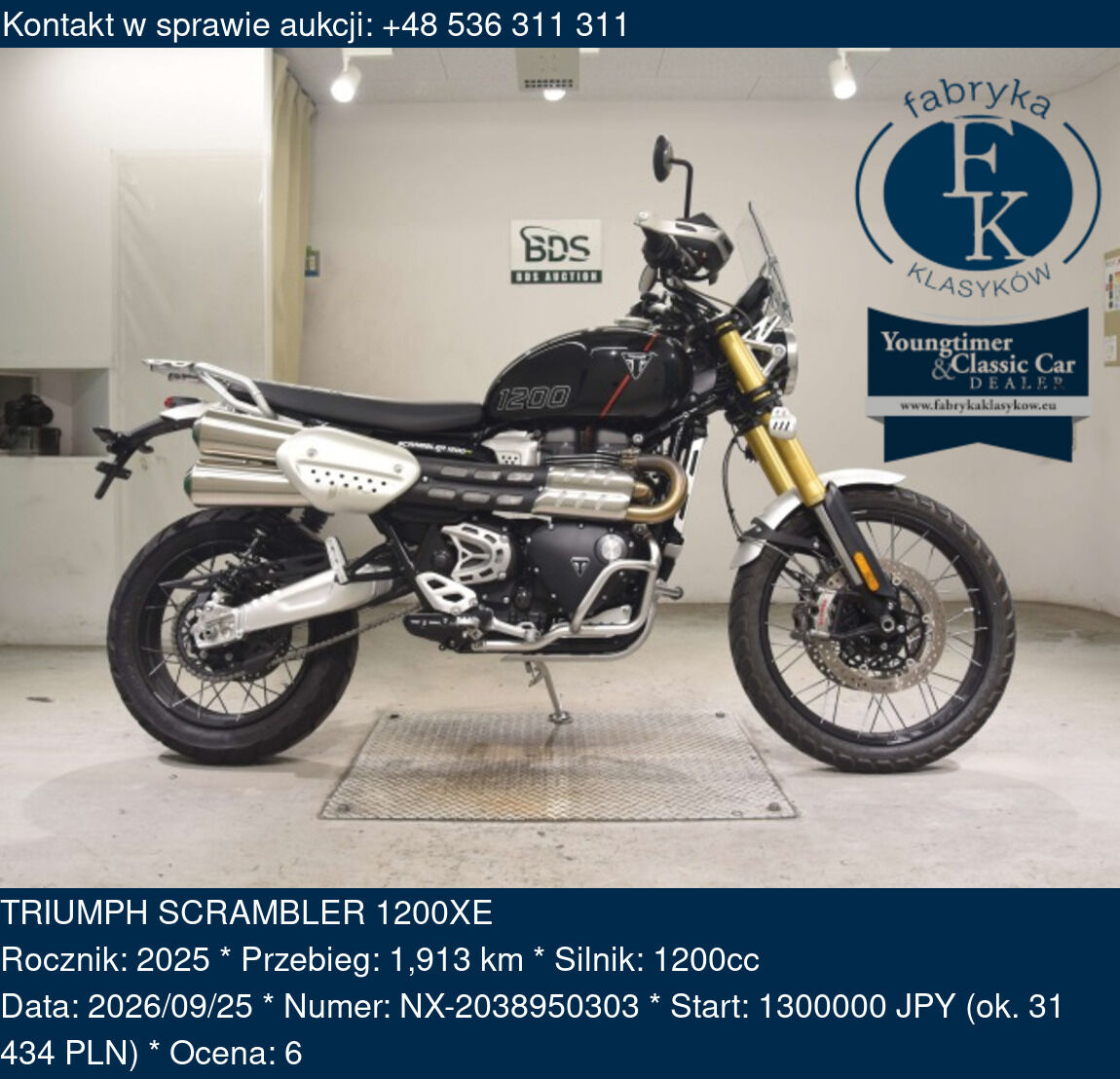 TRIUMPH SCRAMBLER 1200XE 2025 - zdjęcie 2