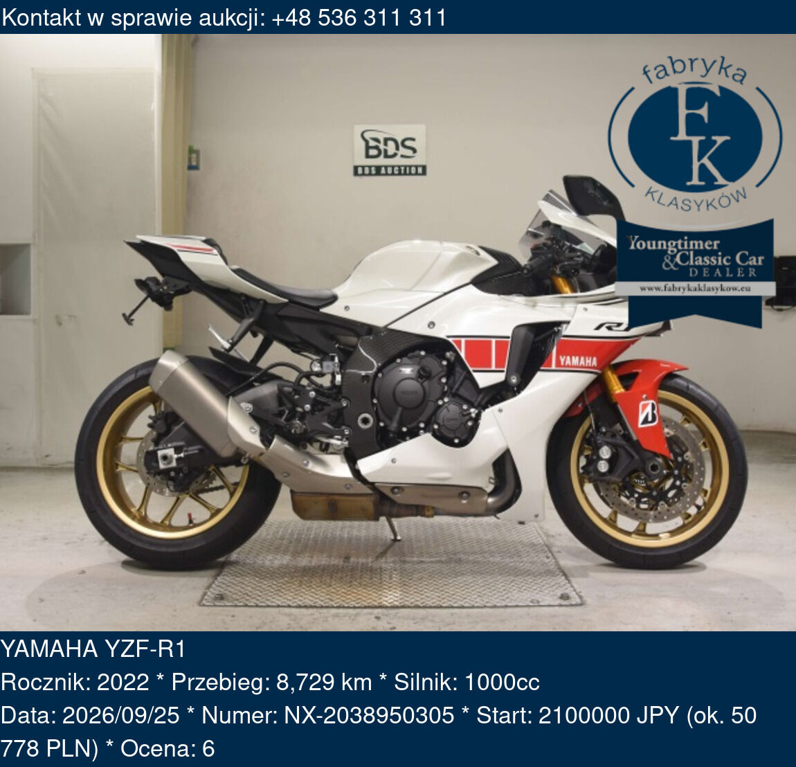 YAMAHA YZF-R1 2022 - zdjęcie 2