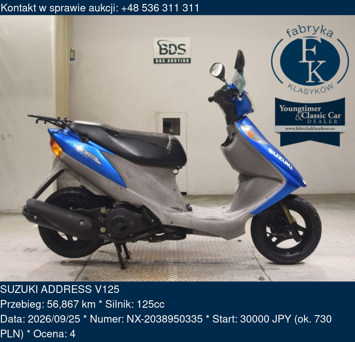SUZUKI ADDRESS V125  - zdjęcie 2