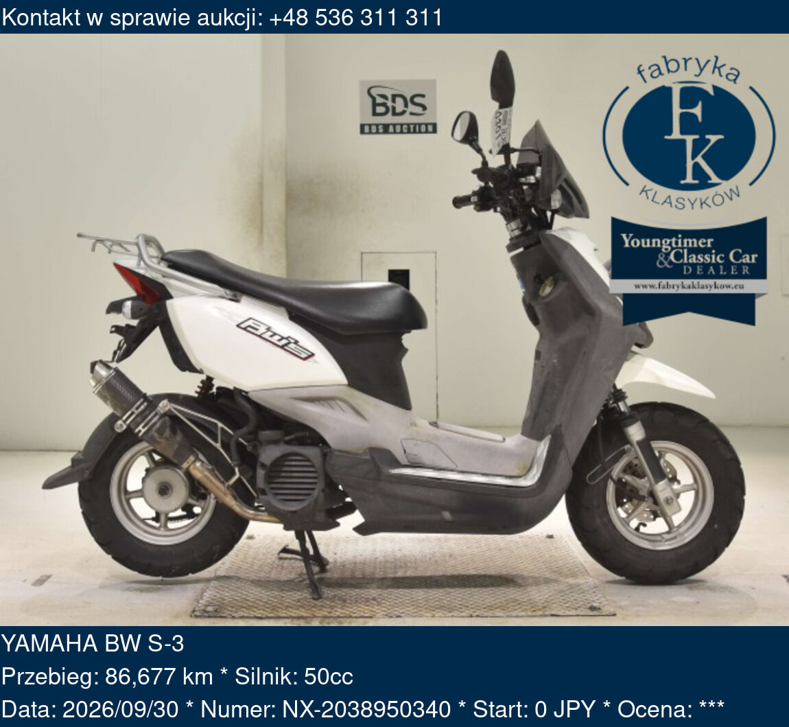 YAMAHA BW S-3 - zdjęcie 2