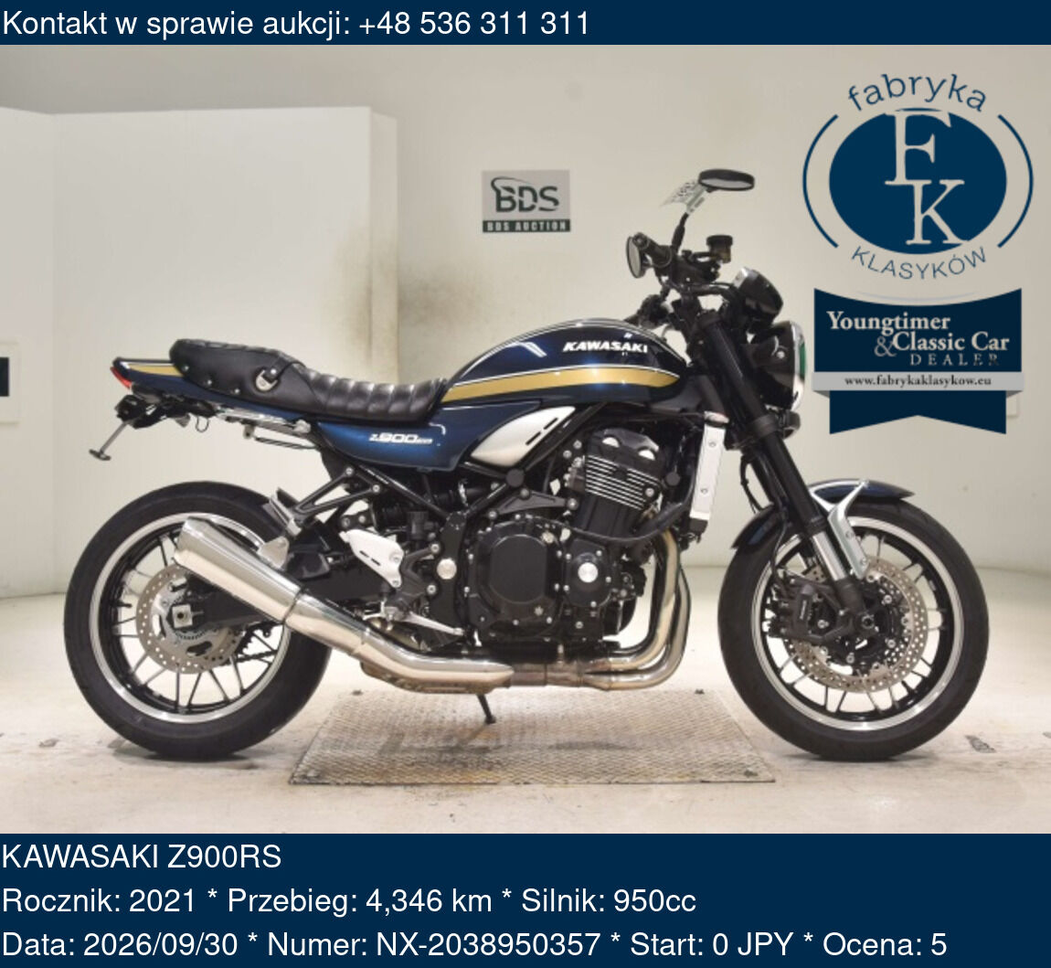 KAWASAKI Z900RS 2021 - zdjęcie 2