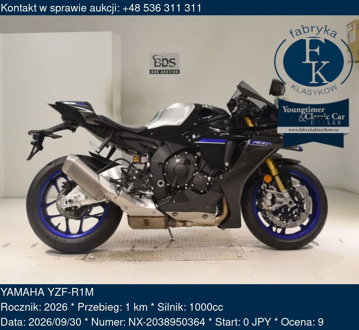 YAMAHA YZF-R1M 2026 - zdjęcie 2