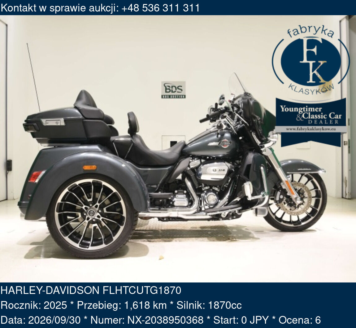 HARLEY-DAVIDSON FLHTCUTG1870 2025 - zdjęcie 2