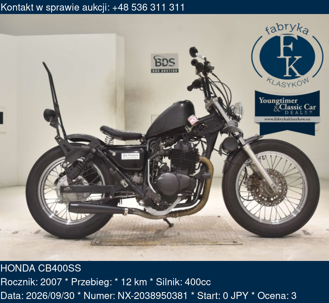 HONDA CB400SS 2007 - zdjęcie 2