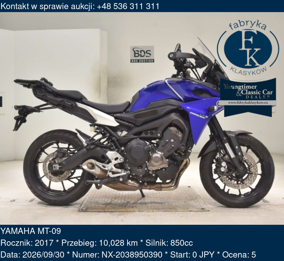YAMAHA MT-09 2017 - zdjęcie 2