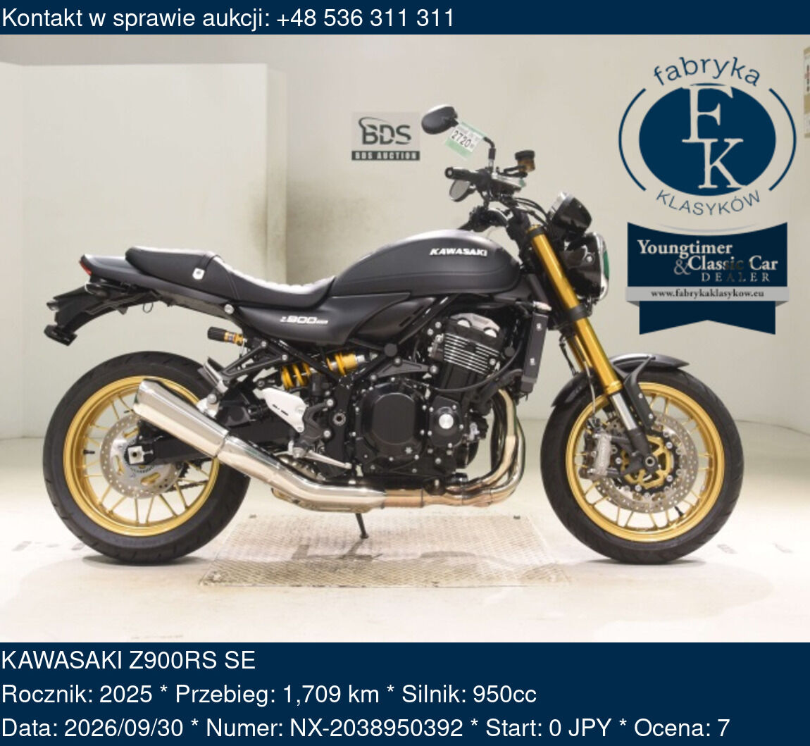 KAWASAKI Z900RS SE 2025 - zdjęcie 2