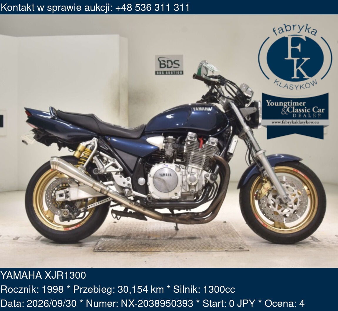 YAMAHA XJR1300 1998 - zdjęcie 2