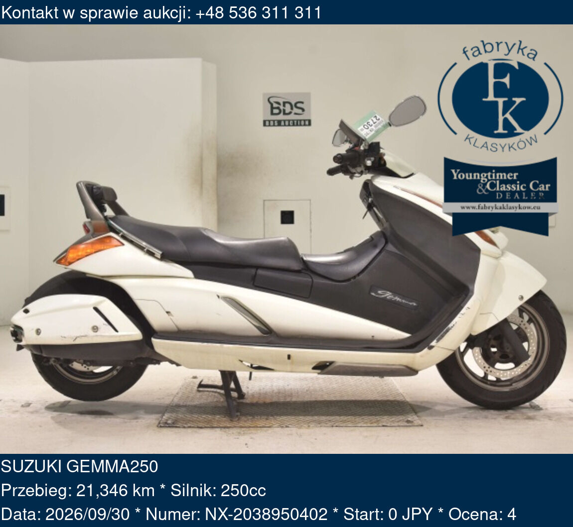 SUZUKI GEMMA250 - zdjęcie 2