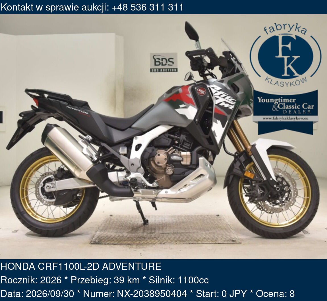 HONDA CRF1100L-2D ADVENTURE 2026 - zdjęcie 2