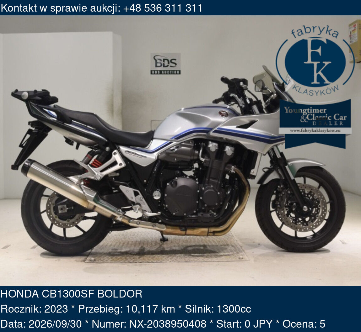 HONDA CB1300SF BOLDOR 2023 - zdjęcie 2