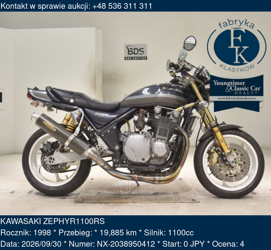 KAWASAKI ZEPHYR1100RS 1998 - zdjęcie 2