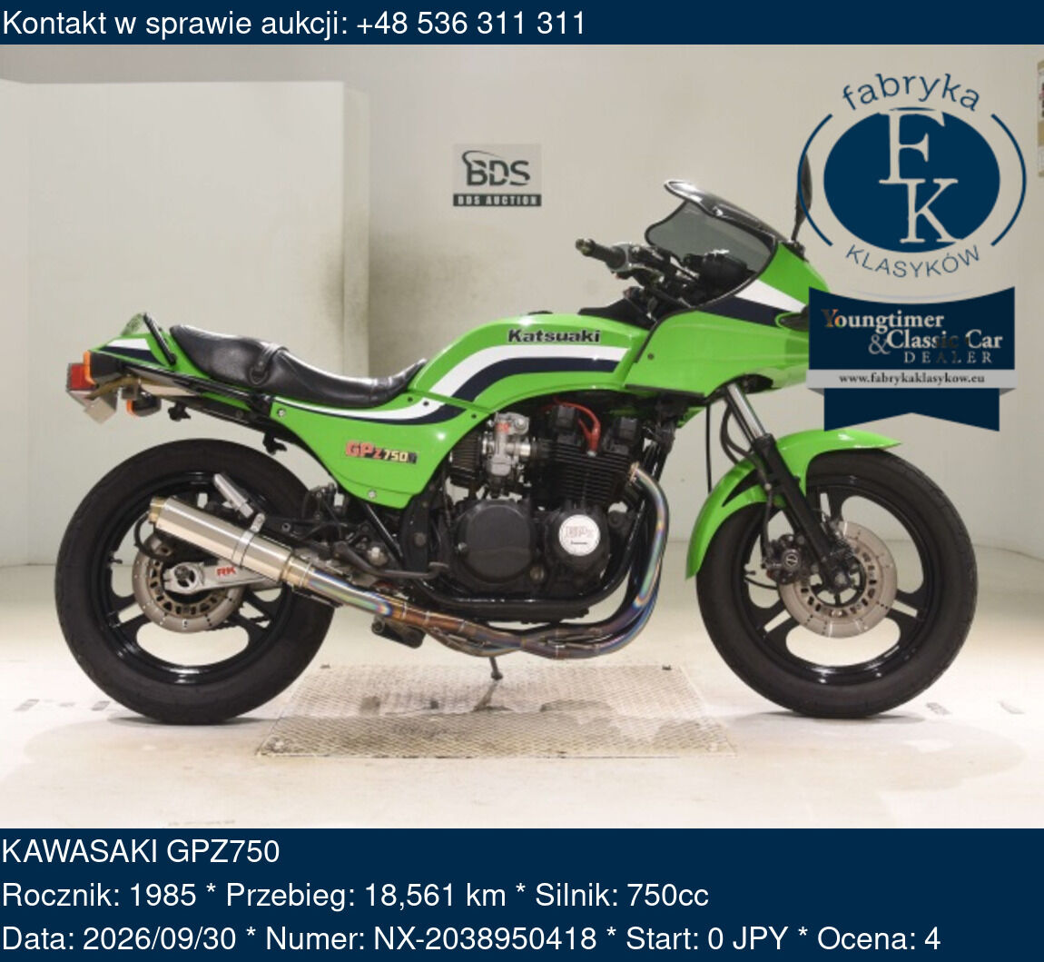 KAWASAKI GPZ750 1985 - zdjęcie 2