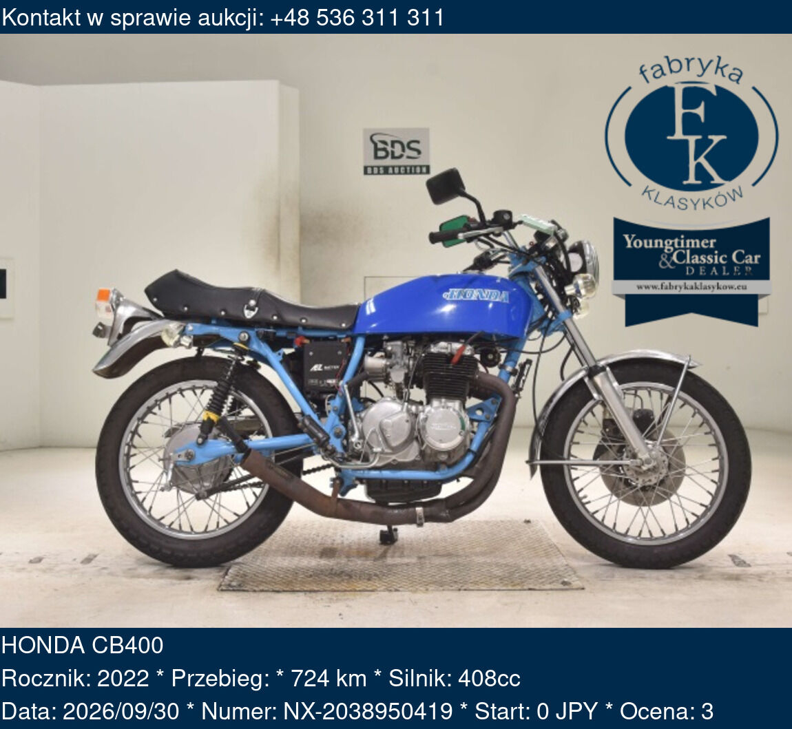 HONDA CB400 2022 - zdjęcie 2