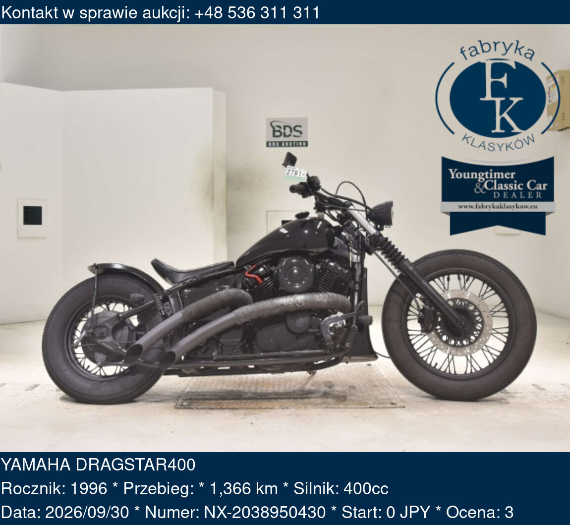 YAMAHA DRAGSTAR400 1996 - zdjęcie 2