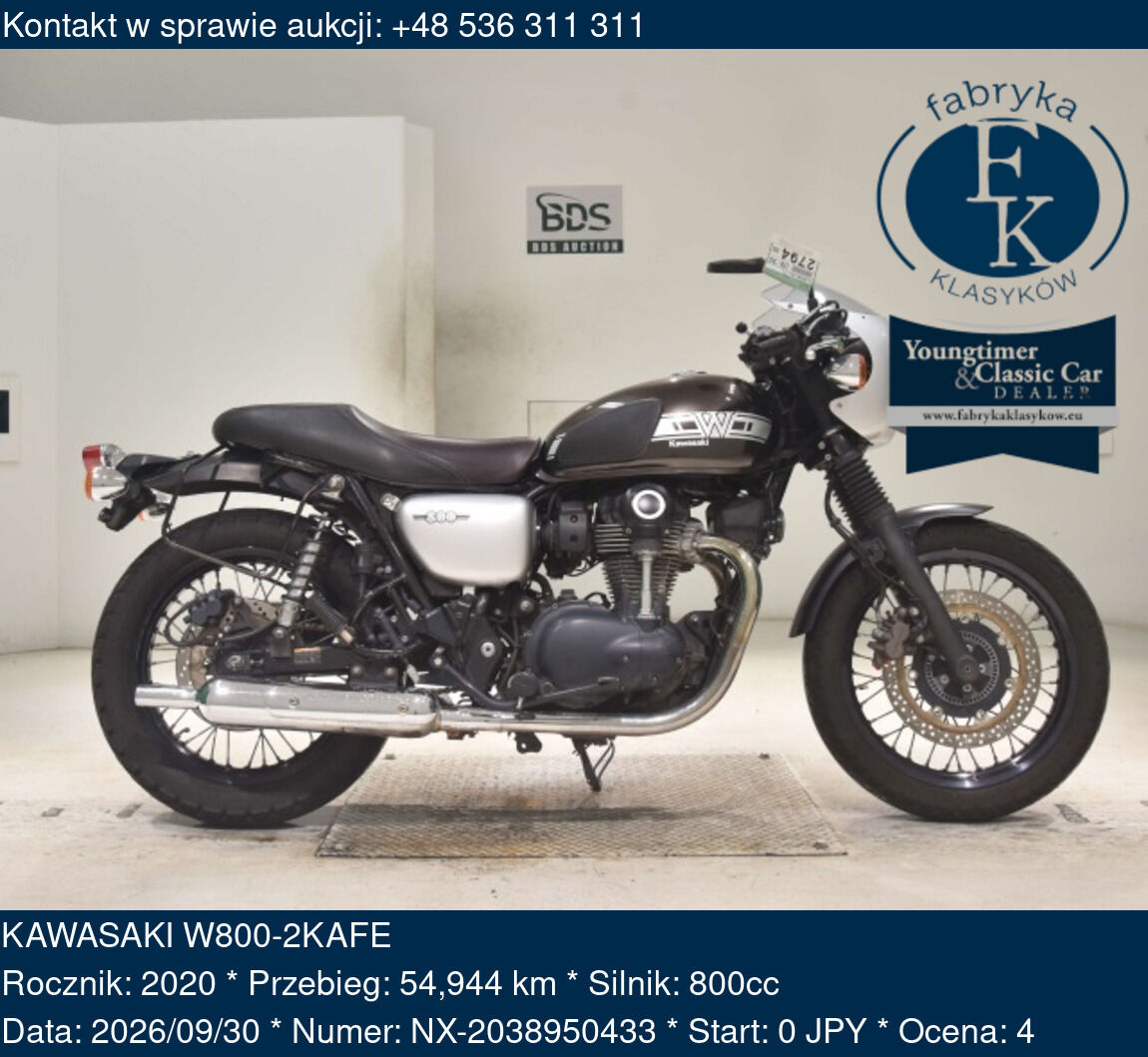 KAWASAKI W800-2KAFE 2020 - zdjęcie 2