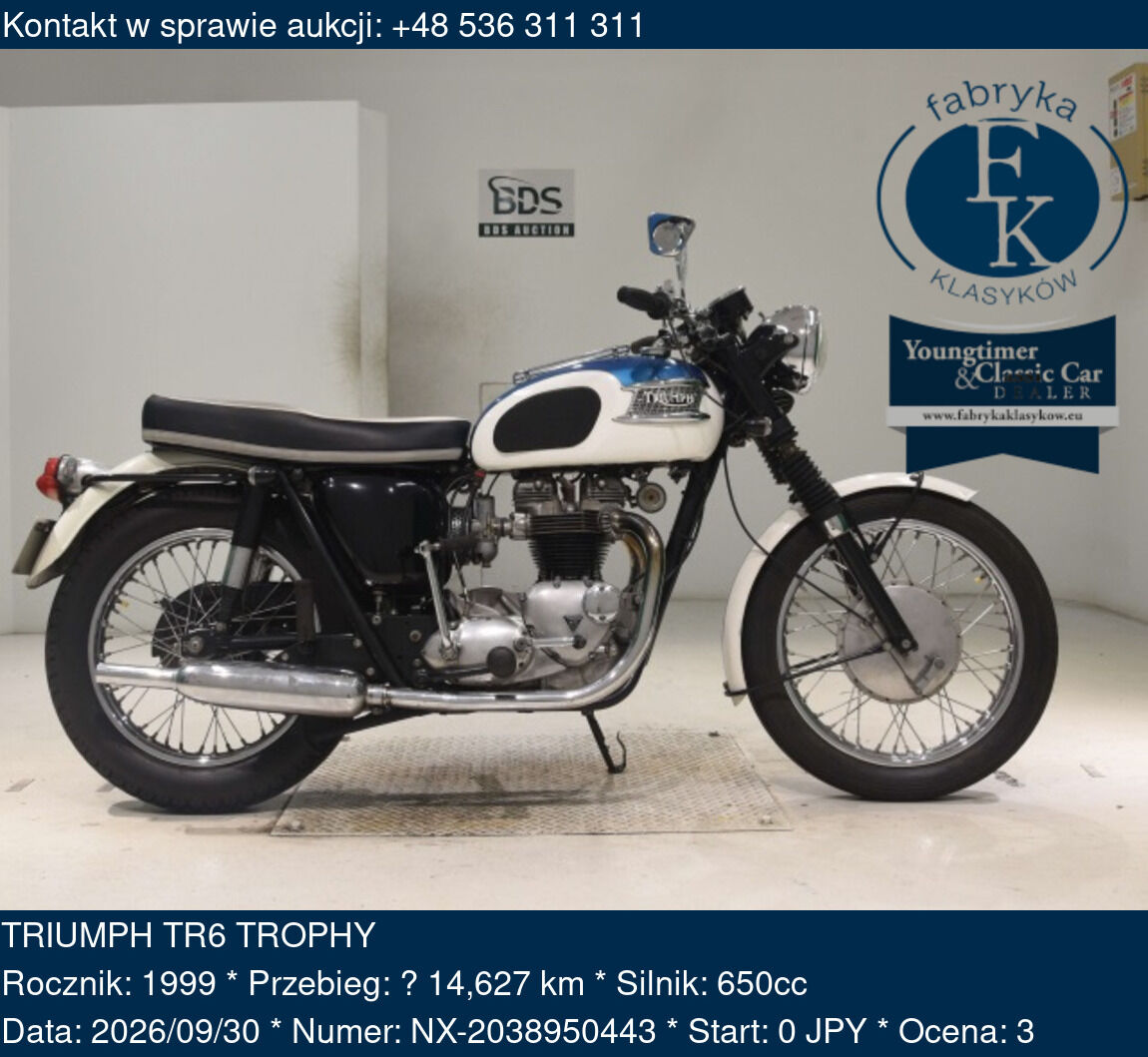 TRIUMPH TR6 TROPHY 1999 - zdjęcie 2