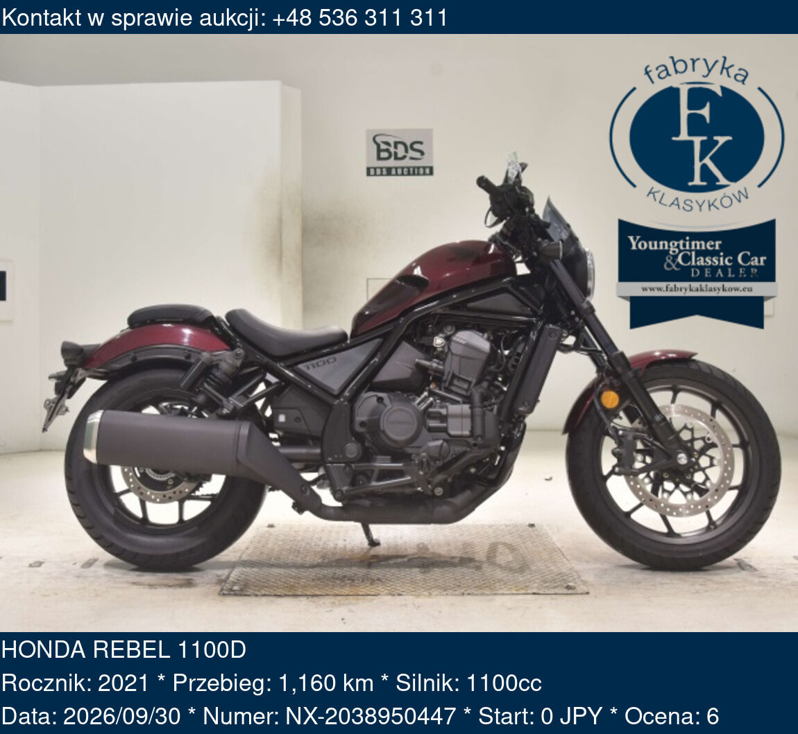HONDA REBEL 1100D 2021 - zdjęcie 2