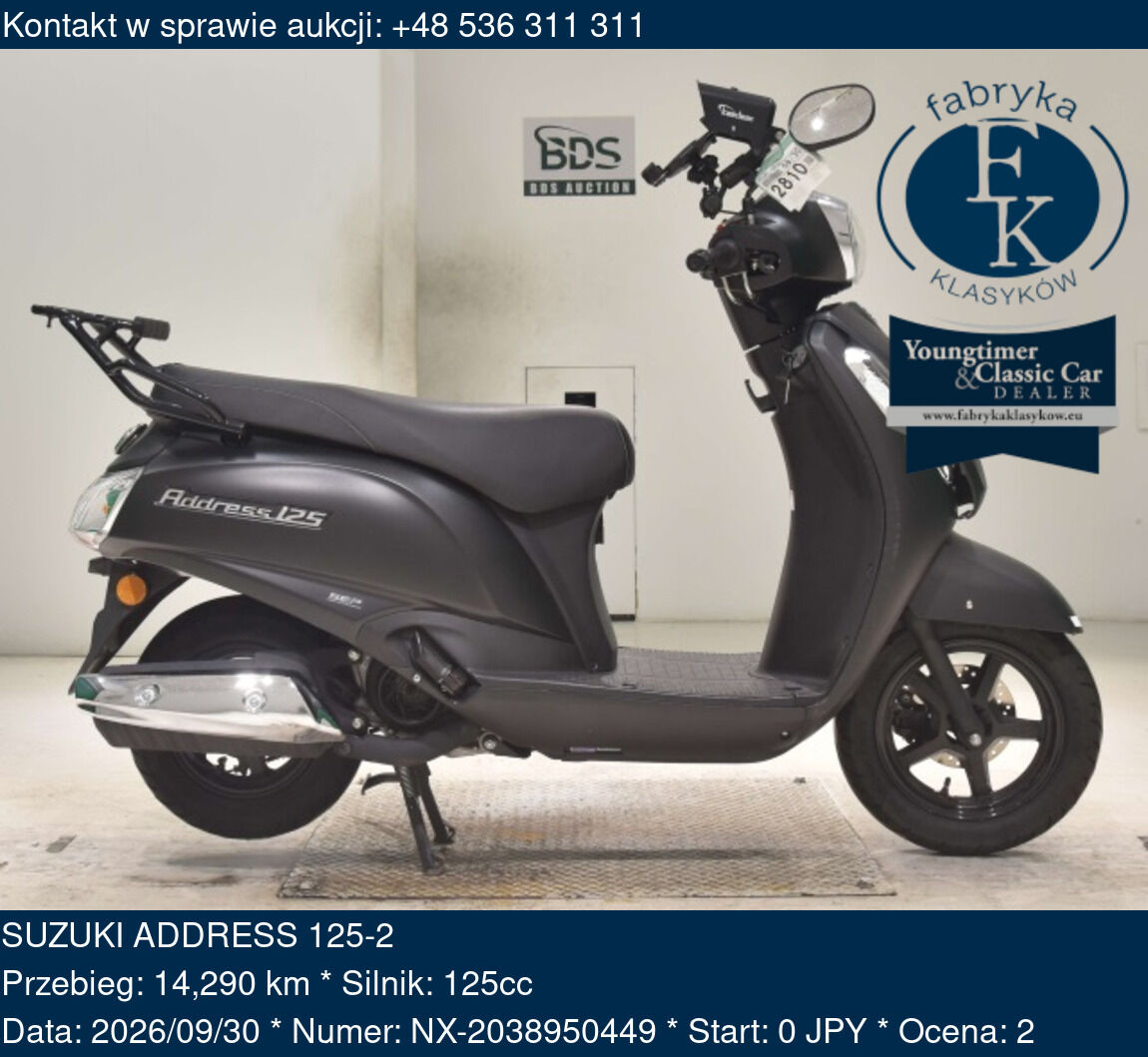 SUZUKI ADDRESS 125-2  - zdjęcie 2