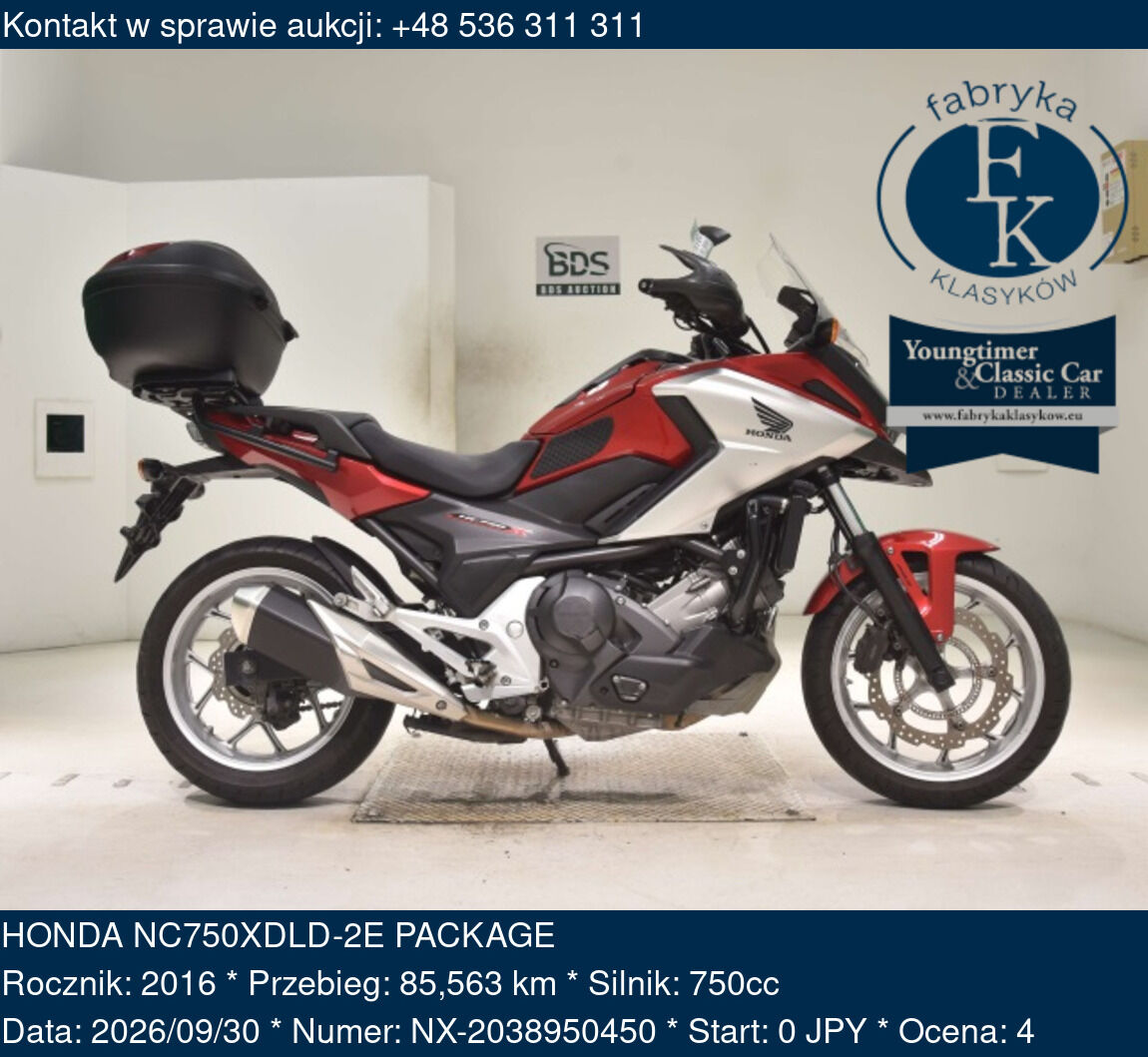 HONDA NC750XDLD-2E PACKAGE 2016 - zdjęcie 2