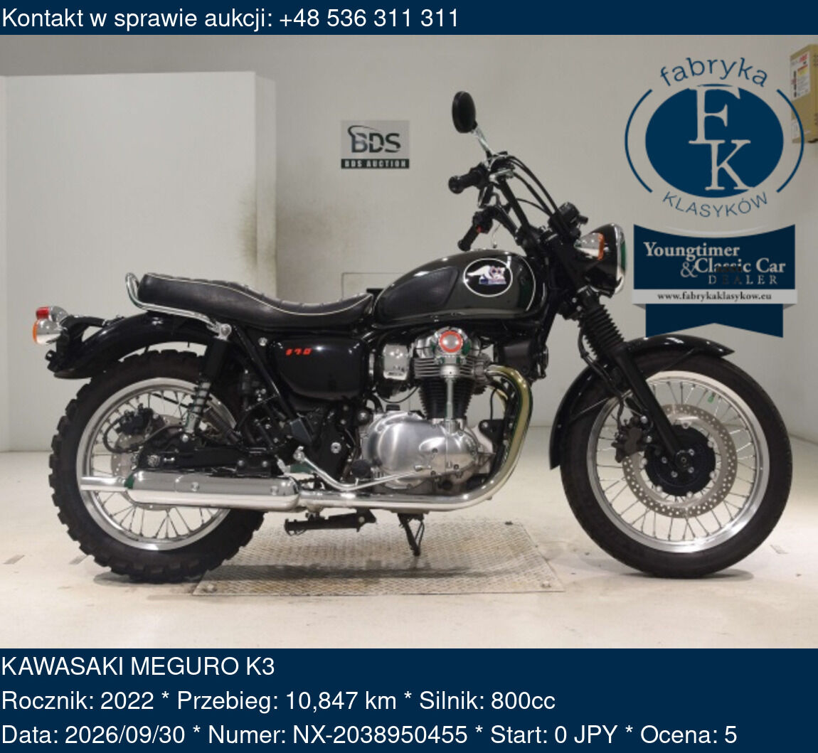 KAWASAKI MEGURO K3 2022 - zdjęcie 2