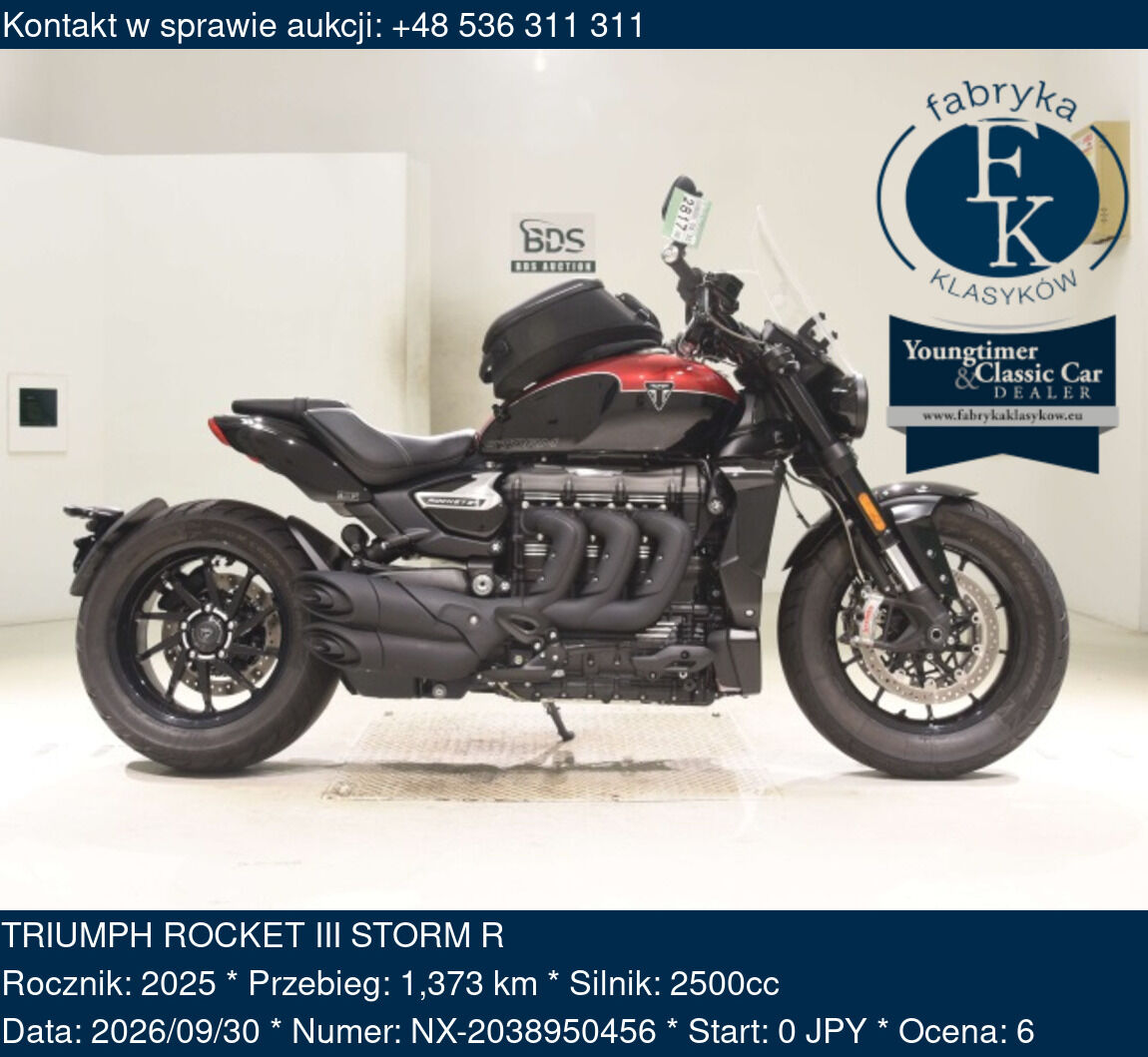 TRIUMPH ROCKET III STORM R 2025 - zdjęcie 2