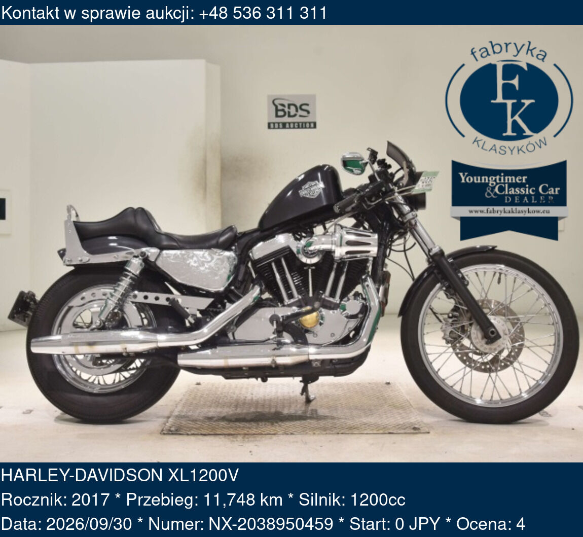HARLEY-DAVIDSON XL1200V 2017 - zdjęcie 2