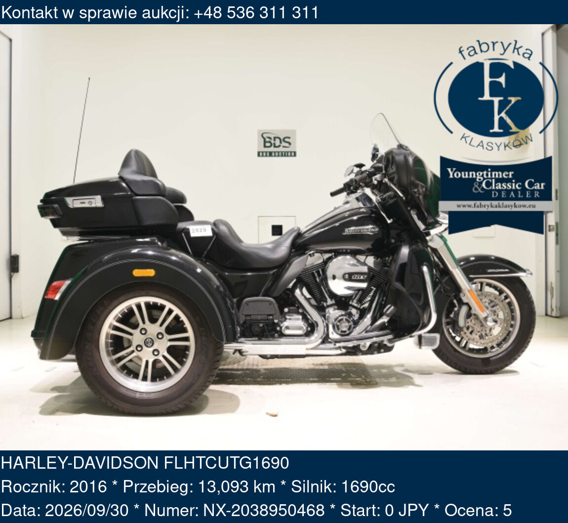 HARLEY-DAVIDSON FLHTCUTG1690 2016 - zdjęcie 2