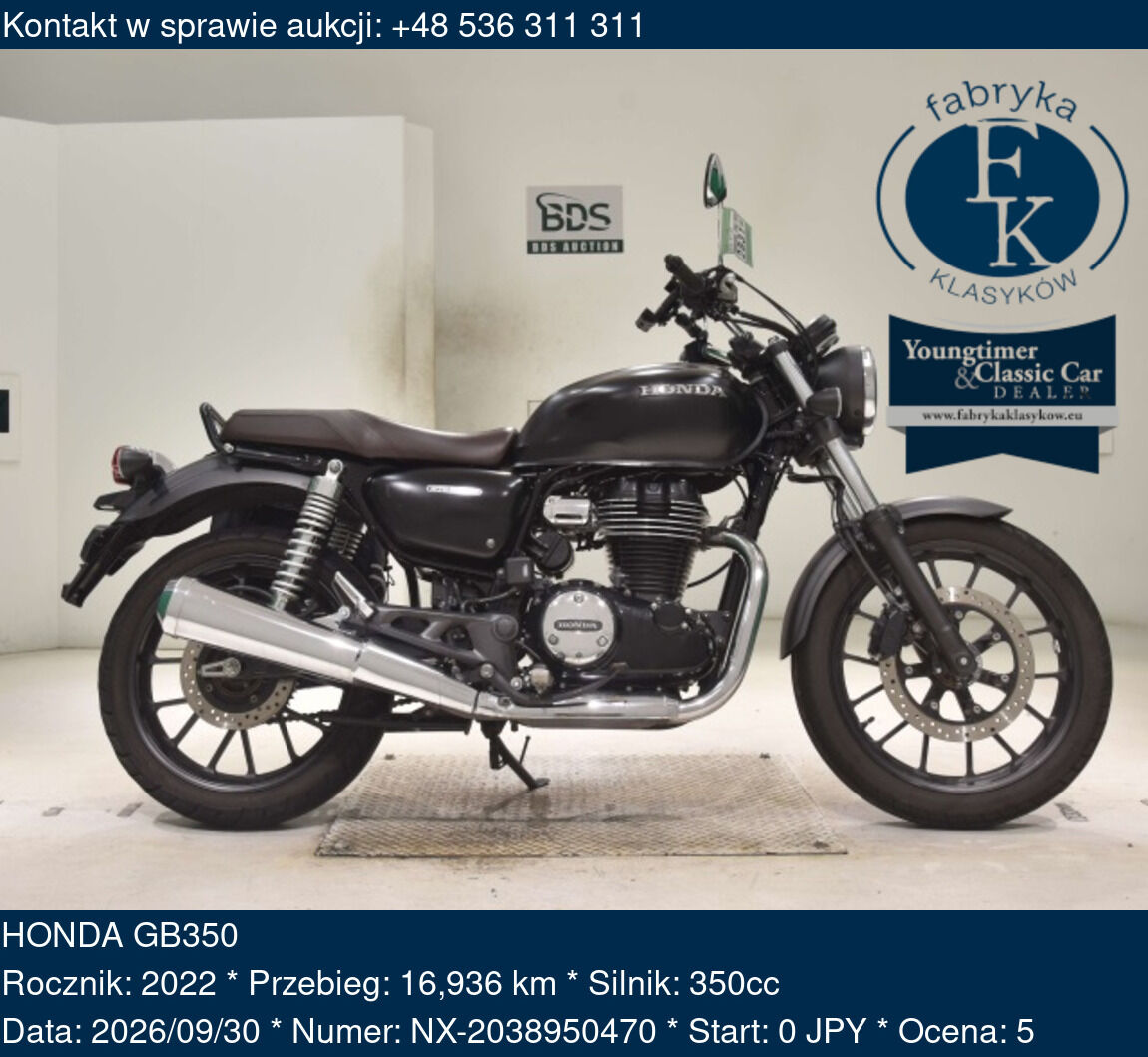 HONDA GB350 2022 - zdjęcie 2