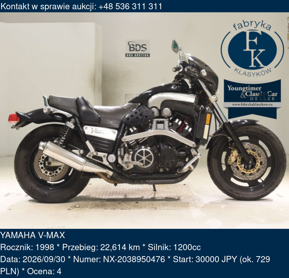 YAMAHA V-MAX 1998 - zdjęcie 2