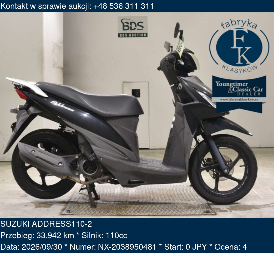 SUZUKI ADDRESS110-2 - zdjęcie 2