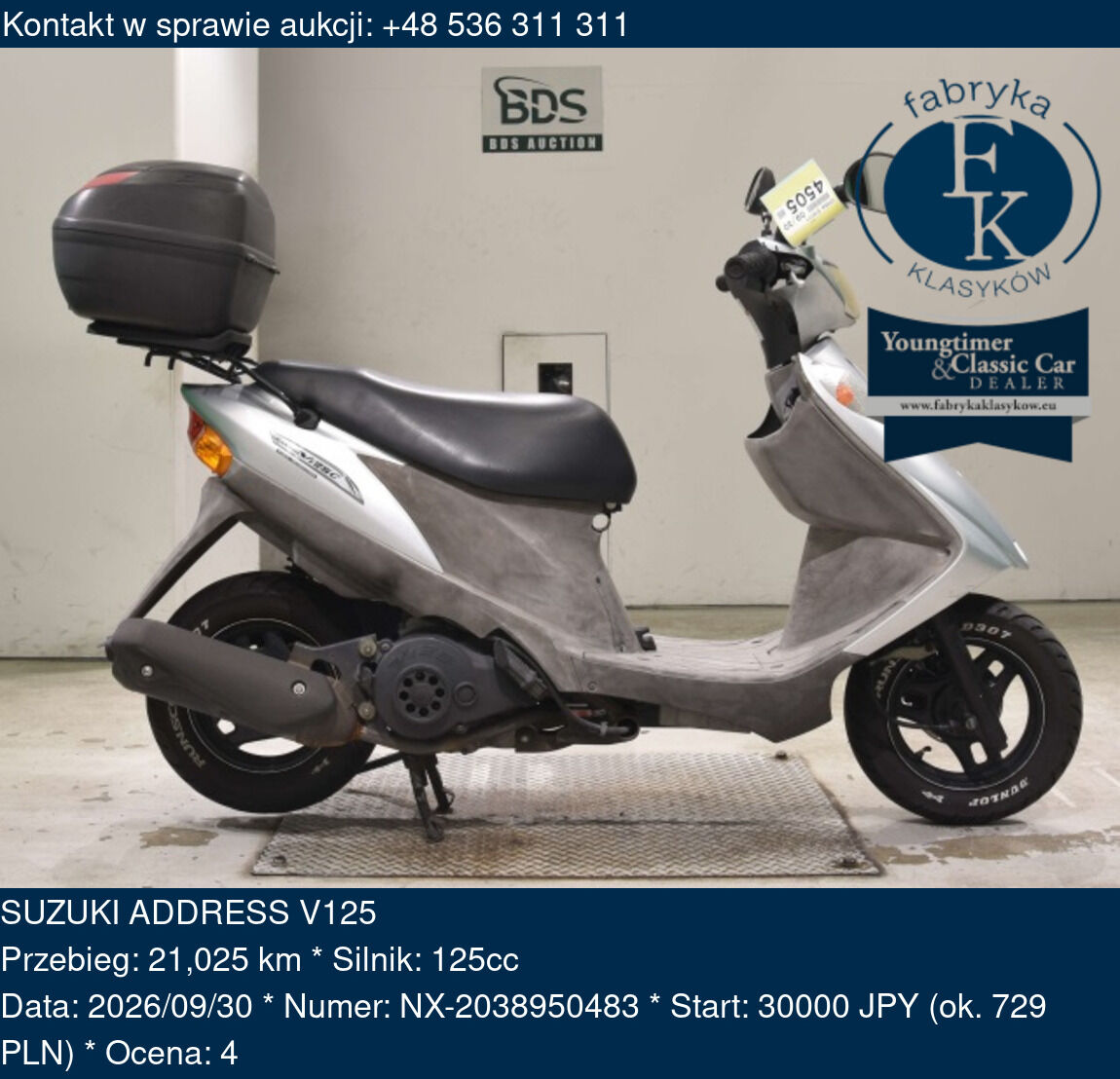 SUZUKI ADDRESS V125  - zdjęcie 2