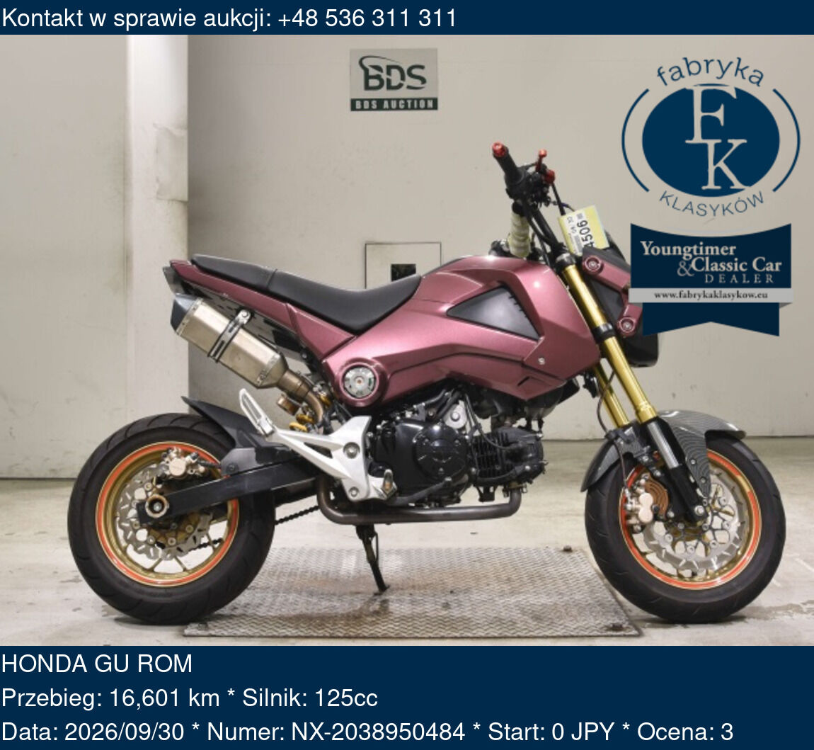 HONDA GU ROM - zdjęcie 2