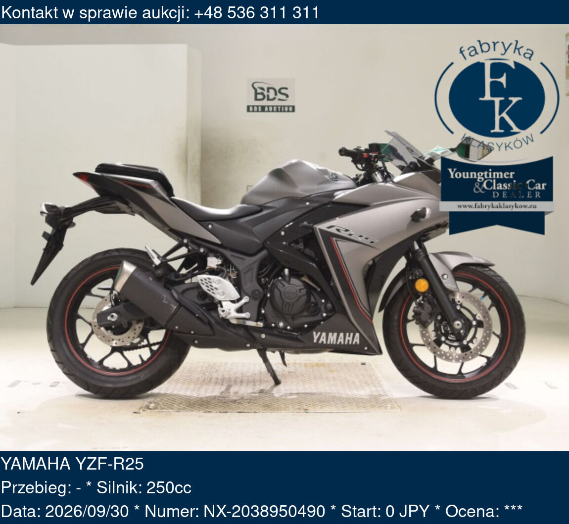 YAMAHA YZF-R25 - zdjęcie 2