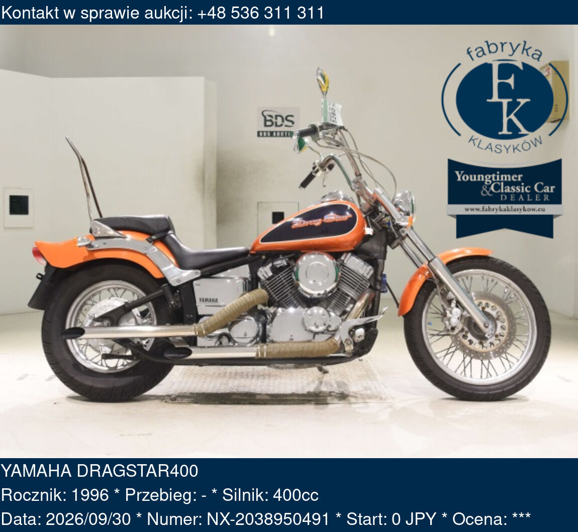 YAMAHA DRAGSTAR400 1996 - zdjęcie 2