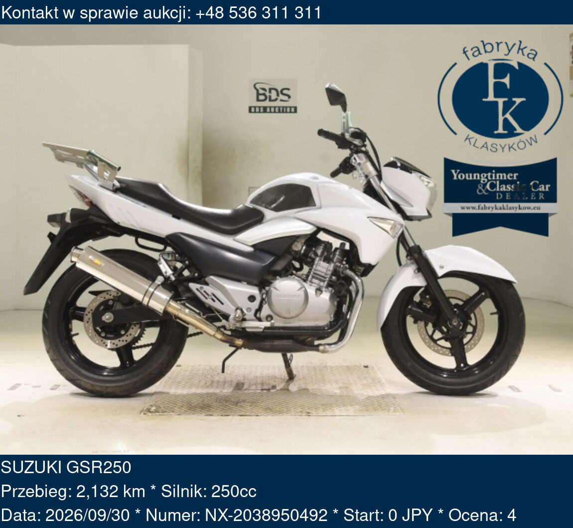 SUZUKI GSR250  - zdjęcie 2
