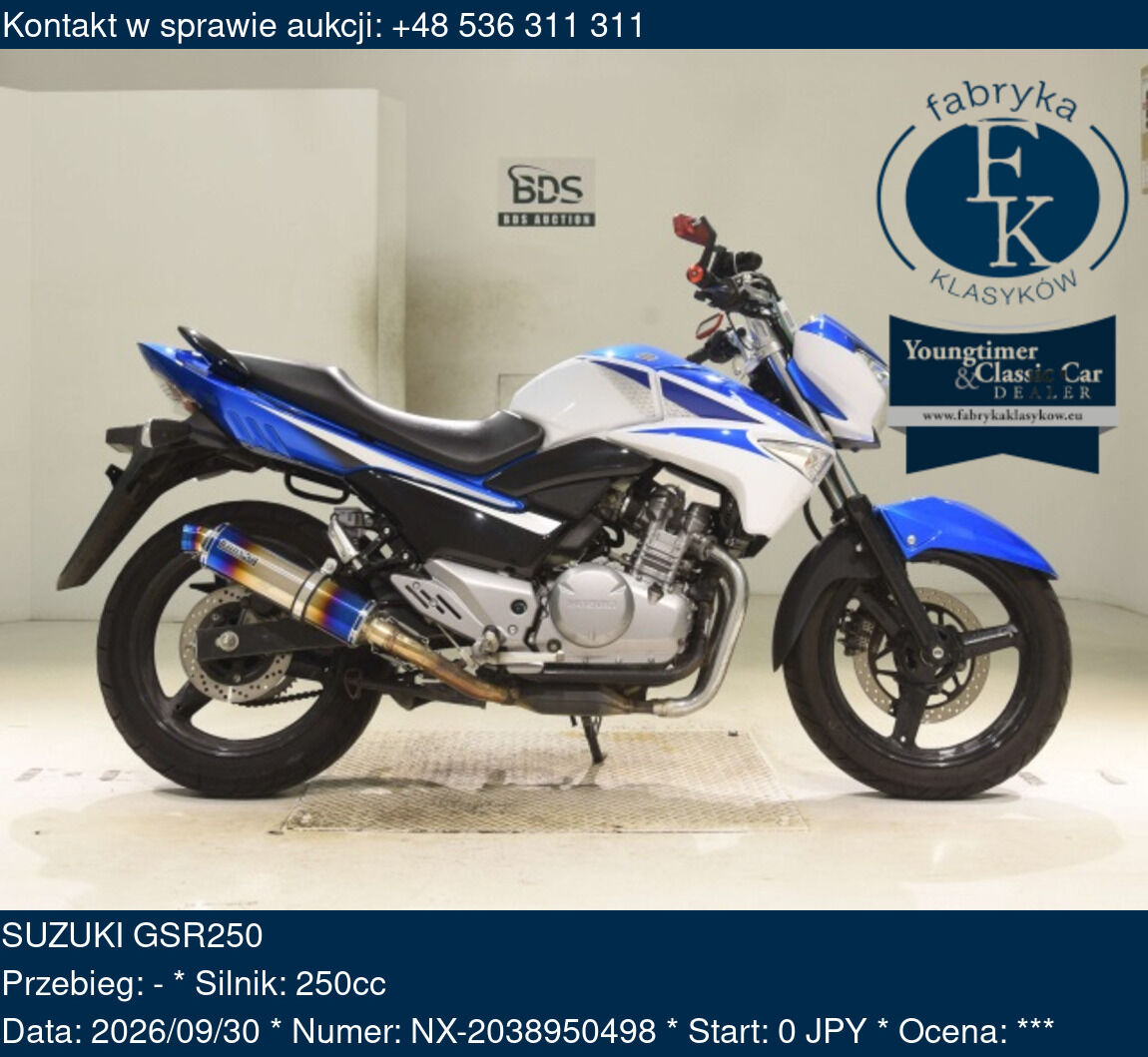 SUZUKI GSR250  - zdjęcie 2