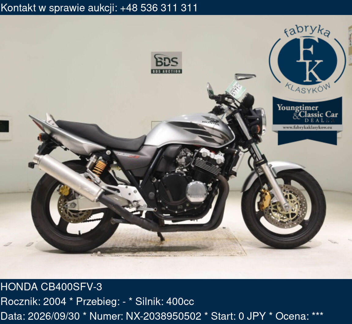 HONDA CB400SFV-3 2004 - zdjęcie 2