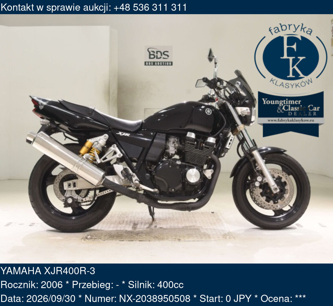 YAMAHA XJR400R-3 2006 - zdjęcie 2