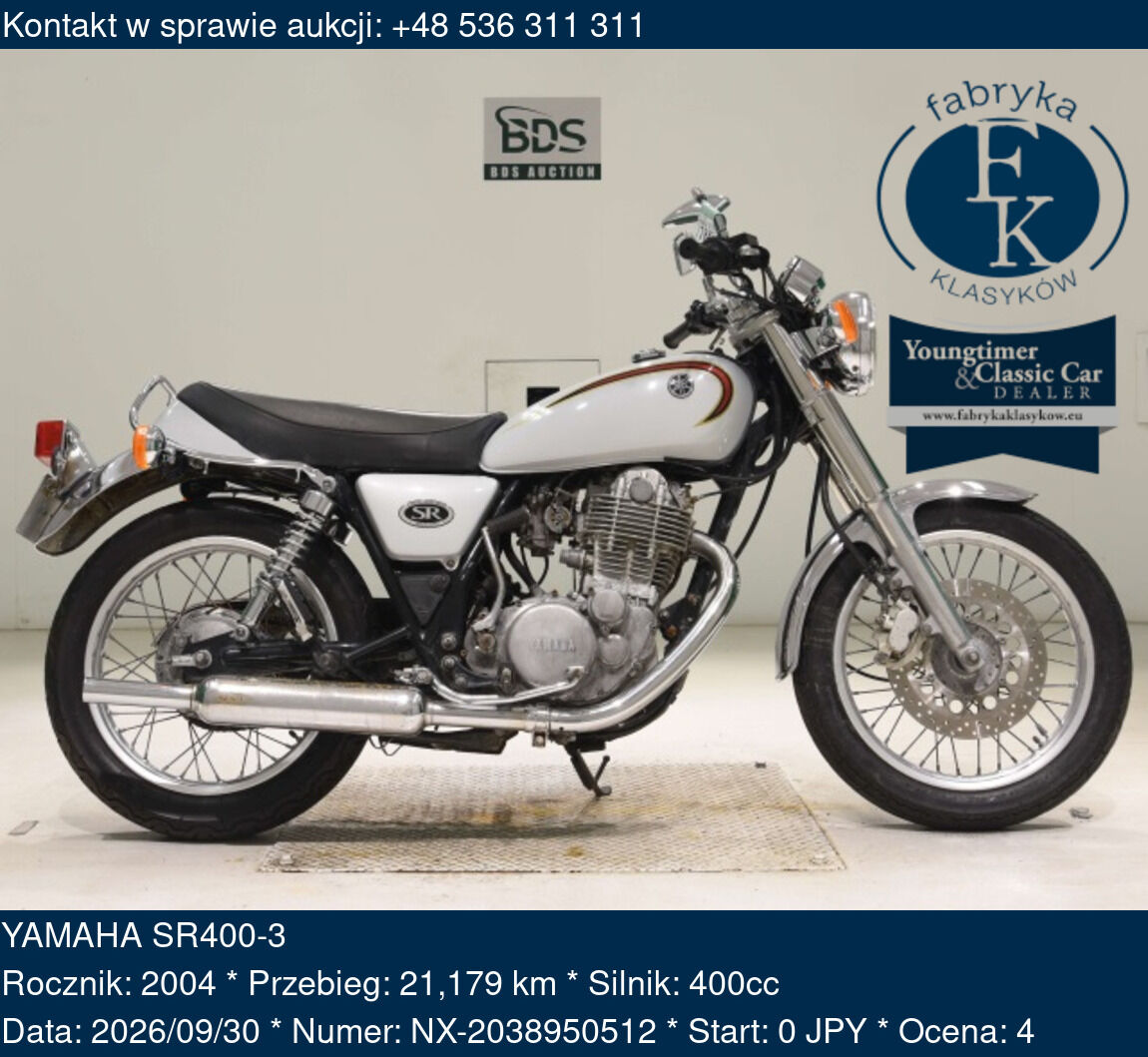 YAMAHA SR400-3 2004 - zdjęcie 2
