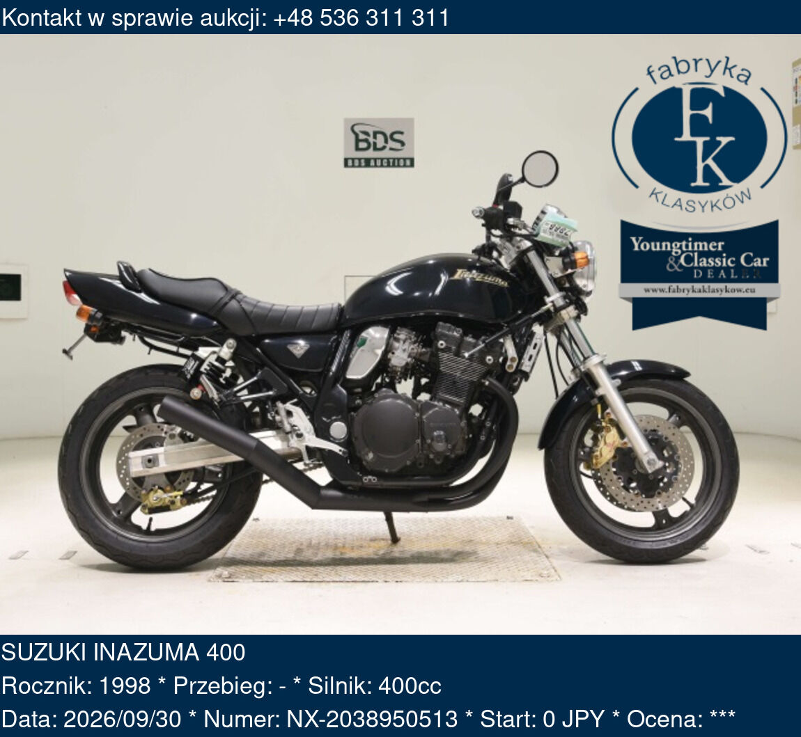 SUZUKI INAZUMA 400 1998 - zdjęcie 2