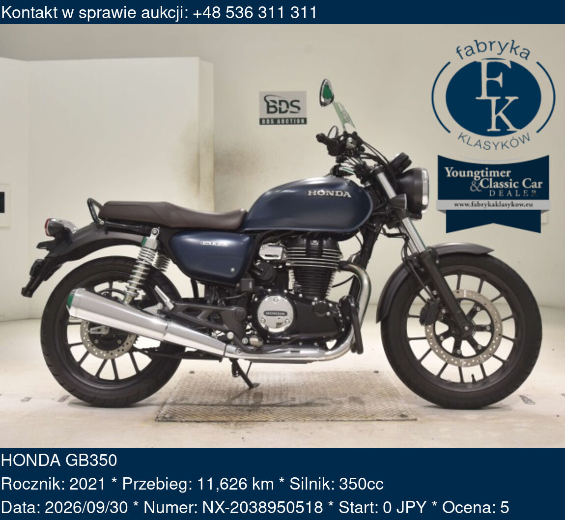 HONDA GB350 2021 - zdjęcie 2